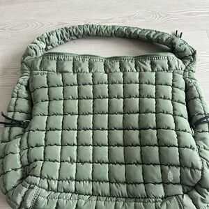 FP Movement by Free People Olive Quilted Backpack